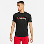 Tシャツ・カットソー Nike Dry Fit Men's Running T-Shirt FJ2363-010 楽天市場】NIKE ナイキ ランニングウェア Tシャツ ナイキ Dri